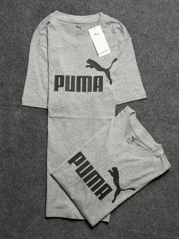 CAMISETA PUMA BIG LOGO CINZA
