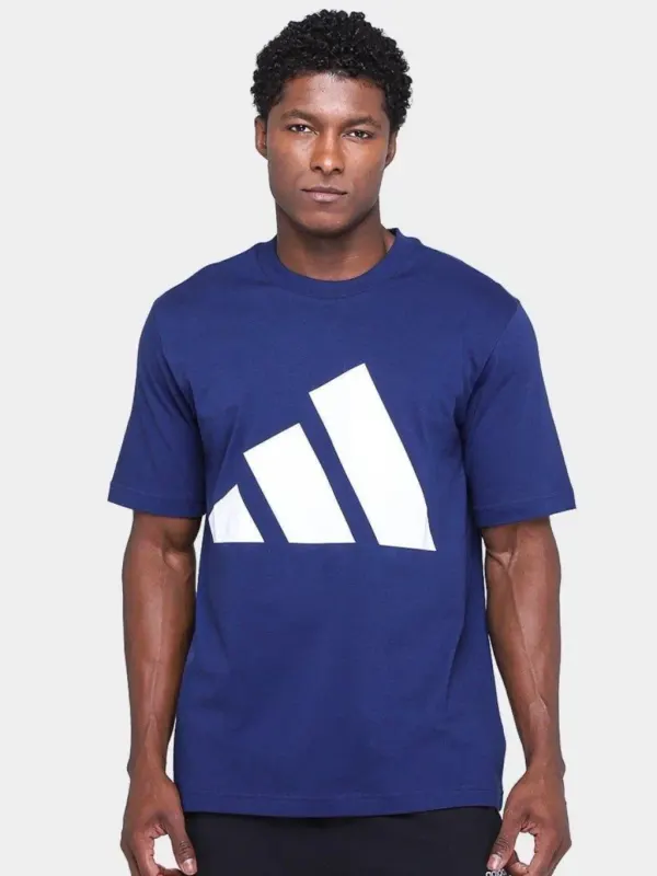 CAMISETA ADIDAS BIG LOGO AZUL