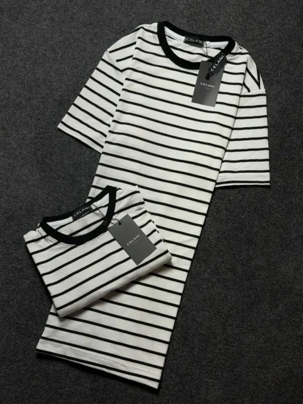 CAMISA BRANCA LISTRADA