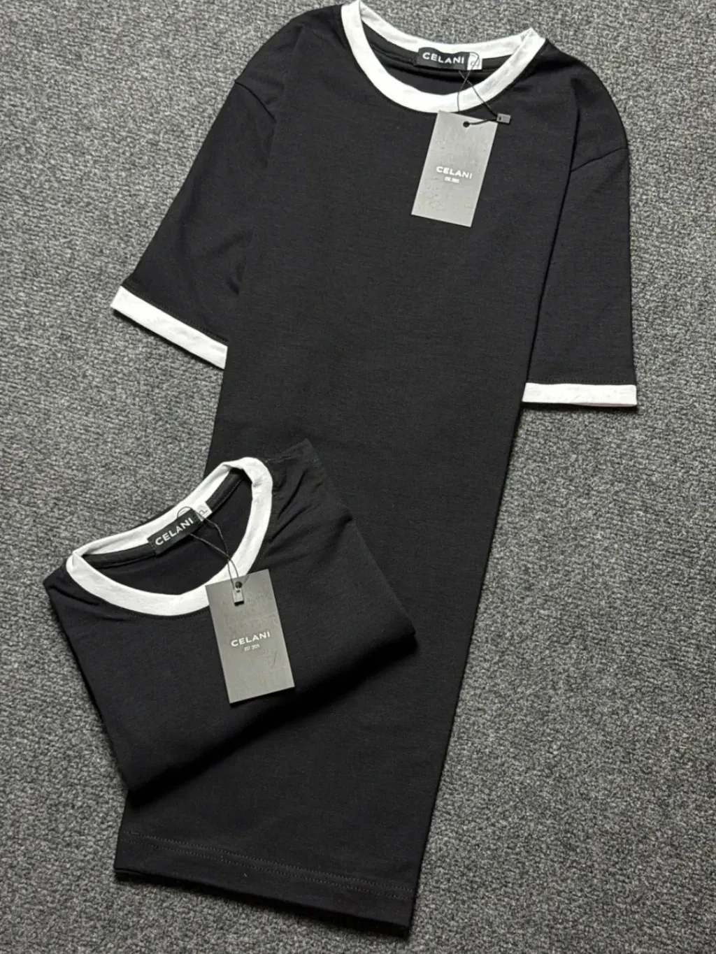 CAMISA BICOLOR PRETA